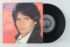 7" - CHRISTIAN FRANKE - Wenn du gehst, stürzt nicht der Himmel ein - Ariola 1982