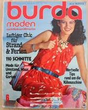 burda moden mit Schnittmuster - 6/79 * Juni 1979 * Vintage Nähen *