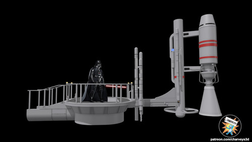 Bespin duell diorama - duell,