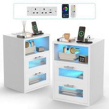 3 Schubladen Smart Nachttisch