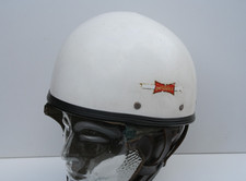 DDR Motorradhelm Perfekt mit Leder Halbschale Eierschale Simson MZ Sturzhelm