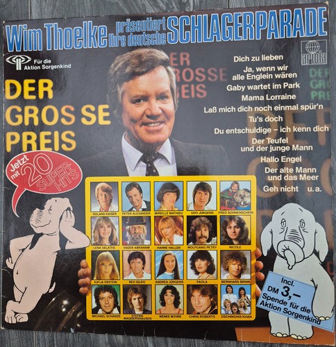 Wim thoelke schlagerparade - lp,