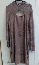 Damen Stretch Kleid.Mit Cut Outs.Von Rainbow Bonprix Gr 40/42 Neu Ohne Etikett