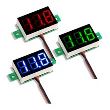 LED Voltmeter Mini 3-30V Rot