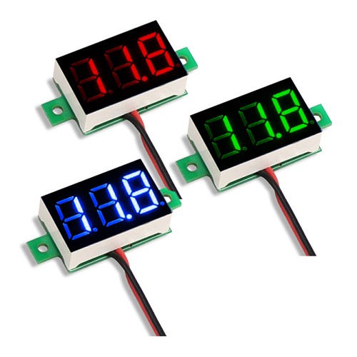 Led voltmeter mini 30v - mini, 3-30v