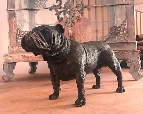 Bronze figur englische - figur,,