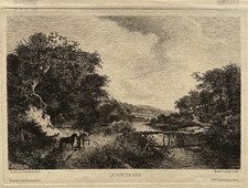 Brücke Holz Gravur