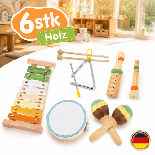 Musikspielzeug naturholz aus - musikspielzeug,