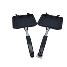 Bobikuke Pfanne Doppelseitig Toastpfanne Hitzebeständigem Griff