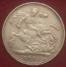 Goldmünze Großbritannien 1/2 Sovereign 1902 Edward VII. 3,99 Gramm 917 Gold