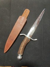 Vintage Hirschhorn Dolch Messer Jagdmesser