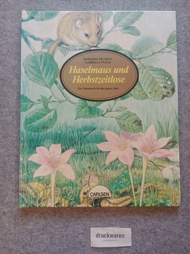 Haselmaus und herbstzeitlose - haselmaus,