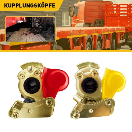 Kupplungskopf rot gelb - m22, set