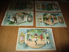 4 Liebigbilder Serie Arnold 383 Vexierbilder XVII italienisch