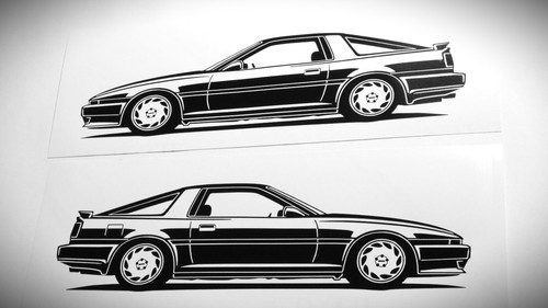Toyota supra mk3 - toyota, sticker