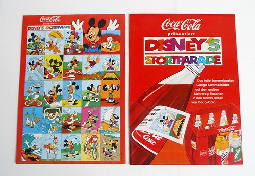Werbefolder disney sportparade - disney,