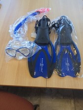 Flossen Maske Schnorchel Juniorset Gr. 32-35 Marke Aqualung