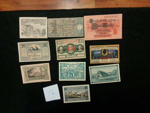 Notgeld konvolut deutsches - notgeld,, konvolut,