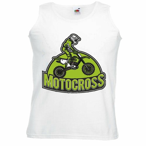 Tank top motocross silhouette - tank,