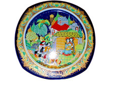 rosenthal björn wiinblad Weihnachtsteller Stille Nacht 1983