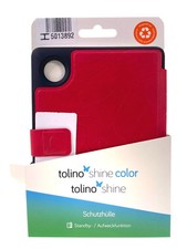 tolino shine / shine color  - Dark Red  5. Generation Schutzhülle Tasche