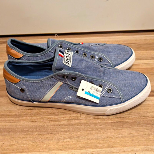 Denim herren slip sneaker - herren, slip-on
