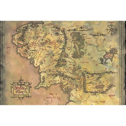 Herr der ringe mittelerde maxi - ringe,