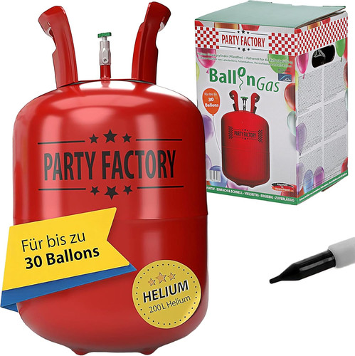 Helium ballongas für 30 - ballongas, ca.30