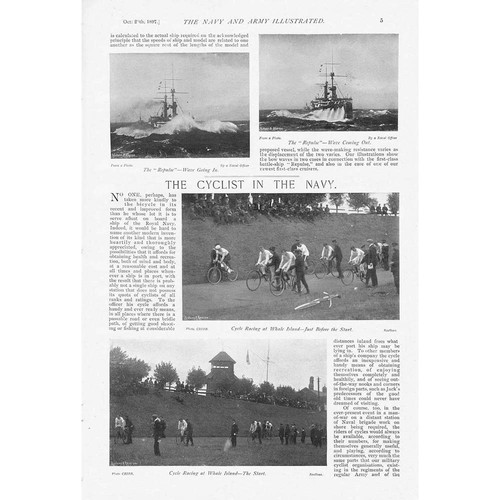 Royal navy cycle racing - navy, at