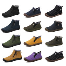 Barfußschuhe Winter Herren Damen Wasserdicht Traillaufschuhe Warm Winterschuhe