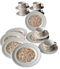 Melitta Jeverland Wiesmoor Kaffeeservice Gedecke Gedeck für 6 Personen NEUWERTIG