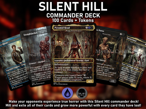 Silent hill mtg commander deck - hill,