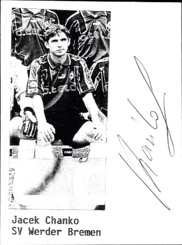 Autogramm fußballer jacek - autogramm,