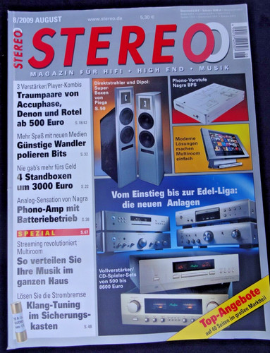 Stereo monitor audio - stereo, 8/09,