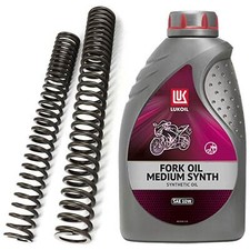 Gabelfeder Satz progressiv YSS Gabel Öl für Suzuki GS 500 E EU Baujahr 1989-2000