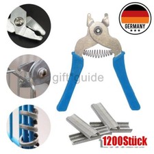Wurstclipper-Wurstklipper Klipper Handklipper + 1200 Stk. Clips Naturdarm Satz