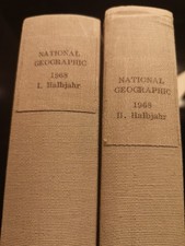 1968 National Geographic - englische Ausgabe, kompletter Jahrgang 1968