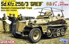 DR6911 DRAGON 1/35 Sd.Kfz.250/3 "Greif" Rommel's Command Half-Track / Z Chassis