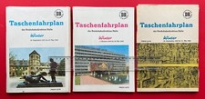 3 x DDR DR Taschenfahrplan der