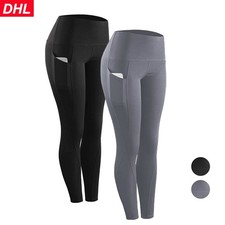 Damen Yoga Leggings Mit Tasche