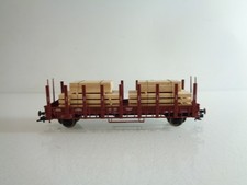 Fleischmann H0 Rungenwagen mit Ladung der DB BH710 o.