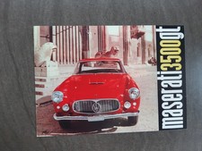 Maserati  3500 GT coupe  ,  Faltprospekt , 7 /  1961 , 4-sprachig,