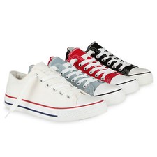 Damen Sneakers Low Sportliche