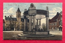AK HAYNAU in Schlesien um 1922 Hohenzollern Jubiläumsbrunnen    ( 122456