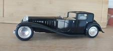 BUGATTI ROYALE (1930) schwarz SOLIDO-Modell  ca 1:21 guter Zustand / Vitrine