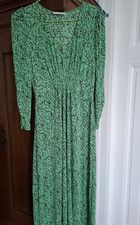 Kleid Maxi Mango floral grün