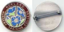 Schwesternbrosche : Norland Nursery Training College - emailliert