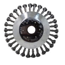 Entrostung Unkrautscheibe 7,5" gedrehter Draht Entrosten, Entlacken, Entkalken