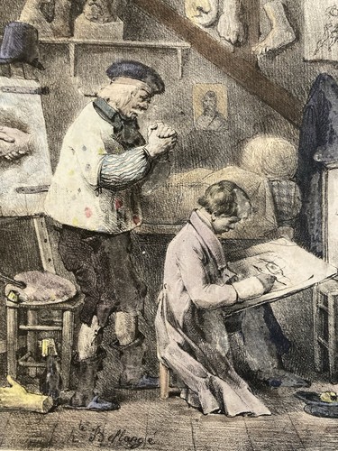 Lithographie hippolyte - lithographie,