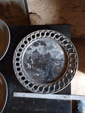 Lichte Porzellan-~Fine China-~Wandteller-~Sammelteller Jagd-Motive